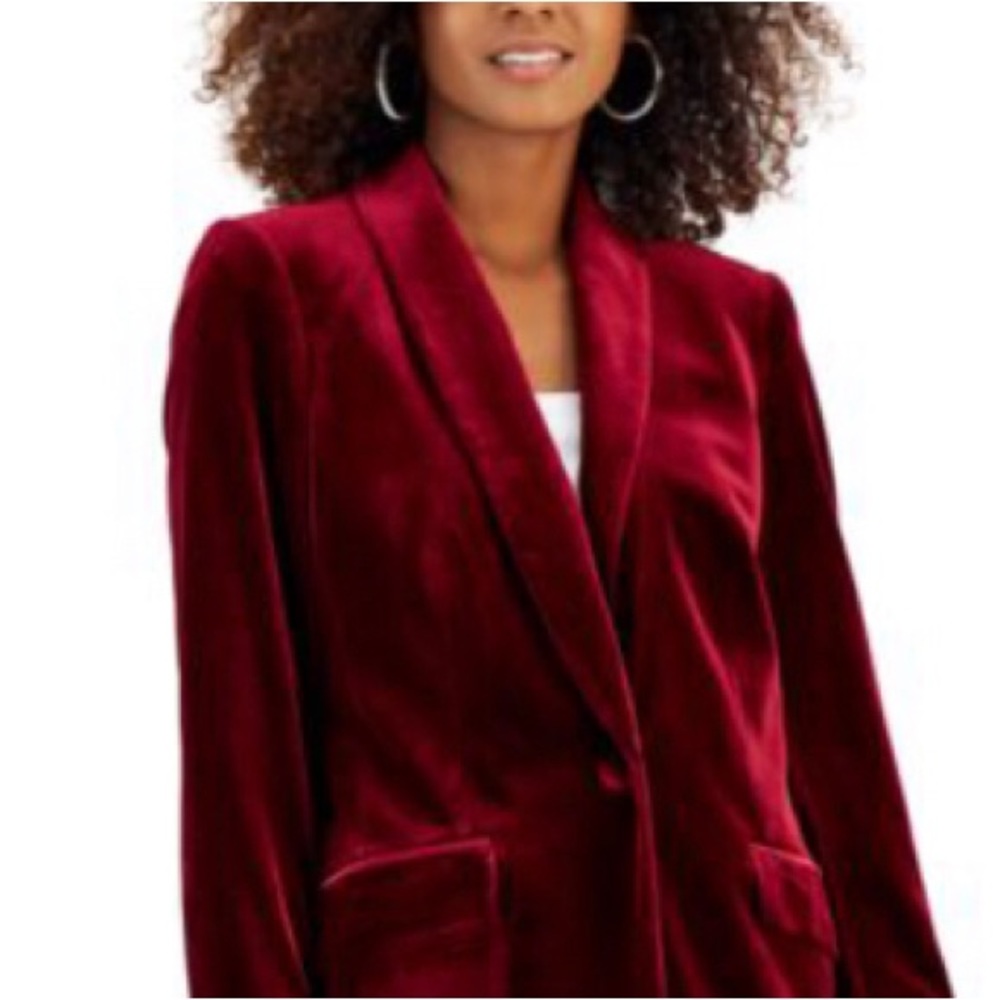 Petite Velvet Blazer - NWT